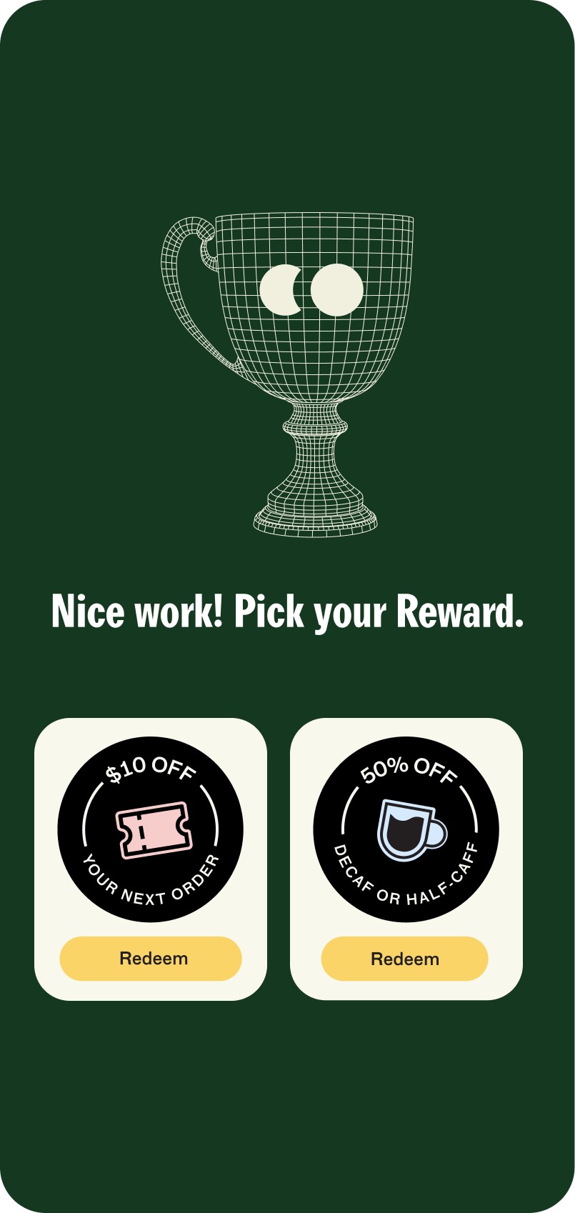 Earn a reward with your welcome challenge